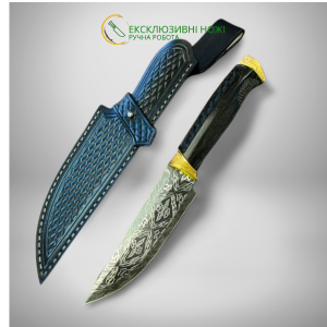 GOLD NORD авторський ніж ручної роботи KUSTOM KNIVES - Damasteel, 58-60 HRC