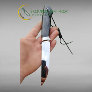 АНТРАЦИТ авторський ніж ручної роботи Alexknifemaker, сталь Elmax, 62 HRC