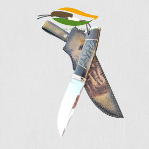 ТЕМНИЙ ЛОРД ІІ авторський ніж ручної роботи Alexknifemaker, сталь Elmax, 62 HRC