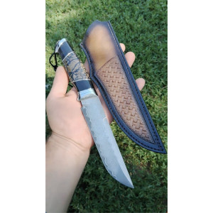 ТЕМНИЙ ЛОРД авторський ніж ручної роботи Alexknifemaker, сталь ДІ103-МП, 65 HRC. Photo 2