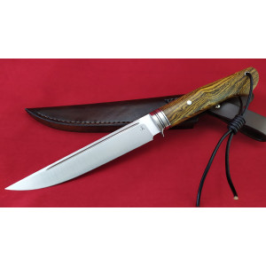 BOCOTE WOOD ексклюзивний ніж ручної роботи майстра Ruslan knives, сталь N690, 60 HRC. Photo 3
