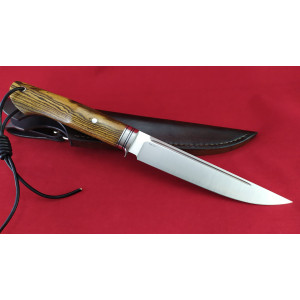 BOCOTE WOOD ексклюзивний ніж ручної роботи майстра Ruslan knives, сталь N690, 60 HRC. Photo 2