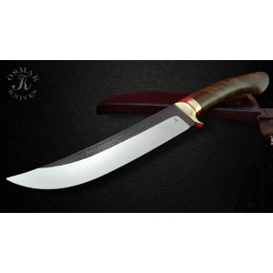 КОЧІВНИК ексклюзивний ніж ручної роботи майстра Ruslan Knives, сталь N690, 60 HRC. Photo 3
