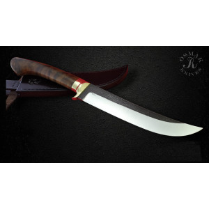 КОЧІВНИК ексклюзивний ніж ручної роботи майстра Ruslan Knives, сталь N690, 60 HRC. Photo 2