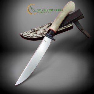 РІГ ЛОСЯ ІІІ ексклюзивний ніж ручної роботи майстра студії RUSLAN KNIVES, купити замовити в Україні (Сталь N690™ 60 HRC кріо)