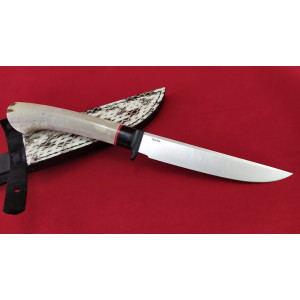 РІГ ЛОСЯ ІІІ ексклюзивний ніж ручної роботи майстра Ruslan Knives, сталь N690, 60 HRC. Photo 3