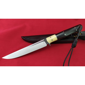 ЧОРНИЙ ГЕТЬМАН ексклюзивний ніж ручної роботи майстра Ruslan Knives, сталь N690, 60 HRC. Photo 2