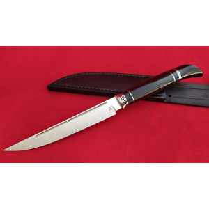ЧОРНИЙ КОРОЛЬ ексклюзивний ніж ручної роботи майстра Ruslan Knives, сталь N690, 60 HRC. Photo 2