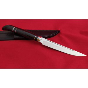 ЧОРНИЙ КОРОЛЬ ексклюзивний ніж ручної роботи майстра Ruslan Knives, сталь N690, 60 HRC. Photo 3