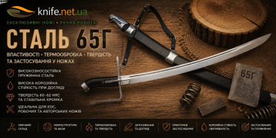 Сталь 65Г для ножа — властивості, термообробка, твердість та застосування