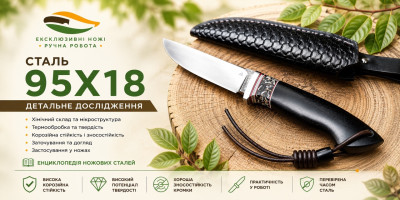 Сталь 95Х18 — високолегована нержавіюча сталь для ножів: властивості, склад, термообробка та застосування