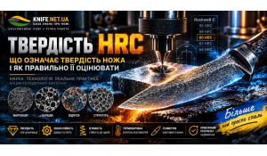 Твердість HRC — що означає твердість ножа і як правильно її оцінювати