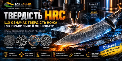 Твердість HRC — що означає твердість ножа і як правильно її оцінювати