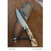 ЗОЛОТА ПЕРЛИНА ніж ручної роботи майстерні VIKTOR KNIVES, купити замовити в Україні, CPM® S125V™ в обкладинках нержавіючої сталі 95Х18, 64 HRC