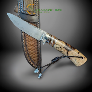 ЗОЛОТА ПЕРЛИНА ніж ручної роботи майстера VIKTOR KNIVES, CPM® S125V™ в обкладинках нержавіючої сталі 95Х18, 64 HRC