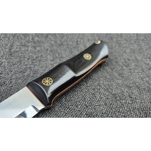 BUSHCRAFT авторський ніж ручної роботи Androshchuk Knives, сталь S90V, 63 HRC. Photo 2
