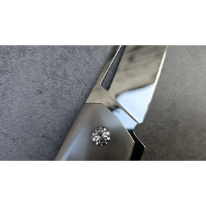 DAGDARION S125V авторський складаний ніж ручної роботи майстра Androshchuk Knives, сталь S125V, 65 HRC. Photo 3
