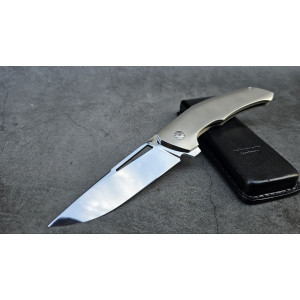 DAGDARION S125V авторський складаний ніж ручної роботи майстра Androshchuk Knives, сталь S125V, 65 HRC. Photo 3