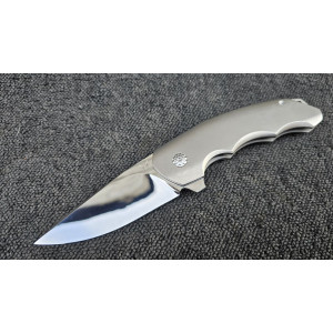 GRYFON S125V авторський складаний ніж ручної роботи майстерня Androshchuk Knives, сталь S125V, 65 HRC. Photo 3