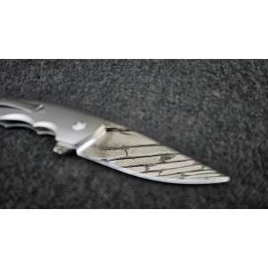 GRYFON S125V авторський складаний ніж ручної роботи майстерня Androshchuk Knives, сталь S125V, 65 HRC. Photo 2