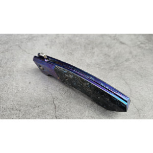 NEBULA авторський складаний ніж ручної роботи Androshchuk Knives, сталь ZDP-189, 67 HRC, купити ніж Україна. Photo 3