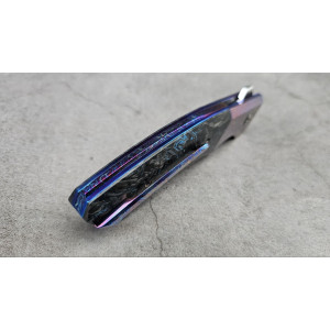NEBULA авторський складаний ніж ручної роботи Androshchuk Knives, сталь ZDP-189, 67 HRC. Photo 2