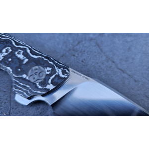 RAPTOR авторський складаний ніж ручної роботи майстра Androshchuk Knives, сталь S125V, 65 HRC. Photo 2