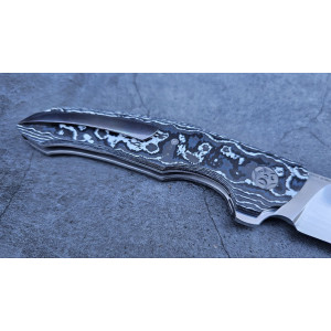 RAPTOR авторський складаний ніж ручної роботи майстра GRYFON KNIVES, сталь S125V, 65 HRC. Photo 2