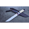 БІЛА НІЧ авторський ніж ручної роботи майстерня Gryfon Knives, сталь S125V, 65 HRC, замовити купити в Україні