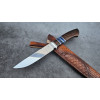 БЛАКИТНИЙ СТРУМОК авторський ніж ручної роботи Gryfon knives, сталь N690, 61 HRC, купити замовити в Україні