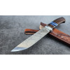 БЛАКИТНИЙ СТРУМОК авторський ніж ручної роботи Gryfon knives, сталь N690, 61 HRC, купити замовити в Україні