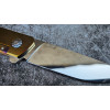 ЗОЛОТИЙ МАЛЮК ІІ авторський складаний ніж ручної роботи майстерні Androshchuk Knives, сталь S90V, 64 HRC, купити замовити в Україні