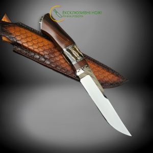 СКАНДИНАВ авторський ніж ручної роботи GRYFON KNIVES, сталь S90V, 64 HRC