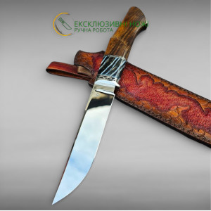 ФАНТОМАС авторський ніж ручної роботи Gryfon knives, сталь М390, 63 HRC