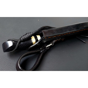БРУТАЛЬНИЙ ніж ручної роботи майстра студії Fomenko Knifes, сталь  N690, 60-61 HRC. Photo 2