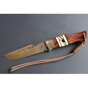 КРАСЕНЬ колекційний ексклюзивний ніж ручної роботи майстра Fomenko Knifes, сталь М398, 62-63 HRC. Photo 2