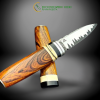 НЕВИДИМИЙ СКІНДУ ніж ручної роботи майстра Fomenko Knifes, сталь - Ламінат S390, 66-67 HRC