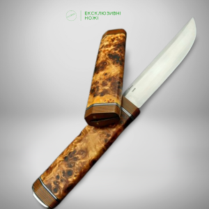 НЕВИДИМИЙ ексклюзивний ніж ручної роботи майстра студії Fomenko Knifes, купити замовити в Україні (Сталь N690)