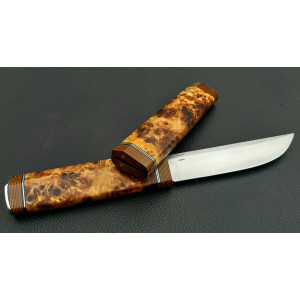 НЕВИДИМИЙ ексклюзивний ніж ручної роботи майстра студії Fomenko Knifes, cталь N690, 60-61 HRC. Photo 3