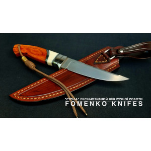 СТРІЛА ніж ручної роботи майстра студії Fomenko Knifes, Сталь - BOHLER M390 62-63 HRC